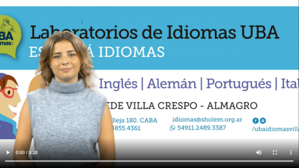 Laboratorio de idiomas UBA - Sede Sholem