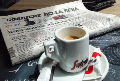 diario correre della sera cafe