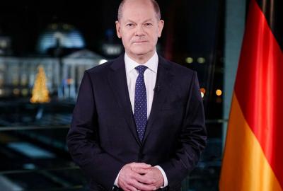 En la imagen se ve a Olaf Scholz Canciller Federal de Alemania en la actualidad