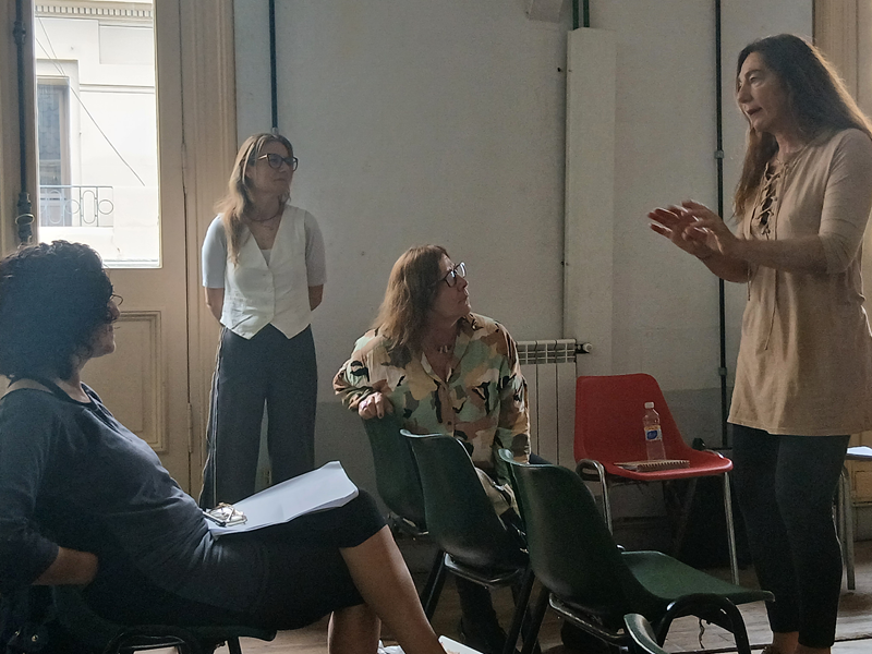 La imagen muestra a profesores del Labo durante el evento