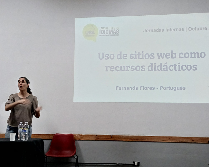 La imagen muestra a profesores del Labo durante el evento
